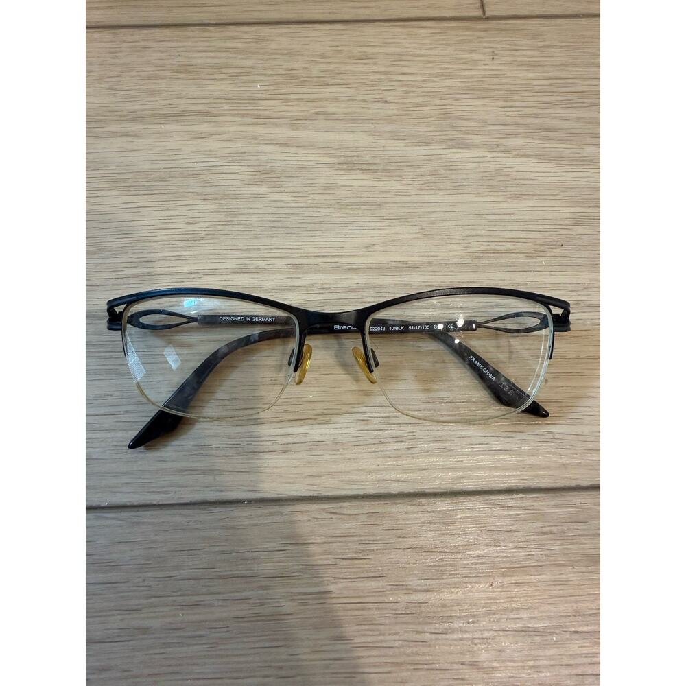 Brendel Cosmo Eyeglasses Frame 922042 10/BLK 51-17-135 Full Rim